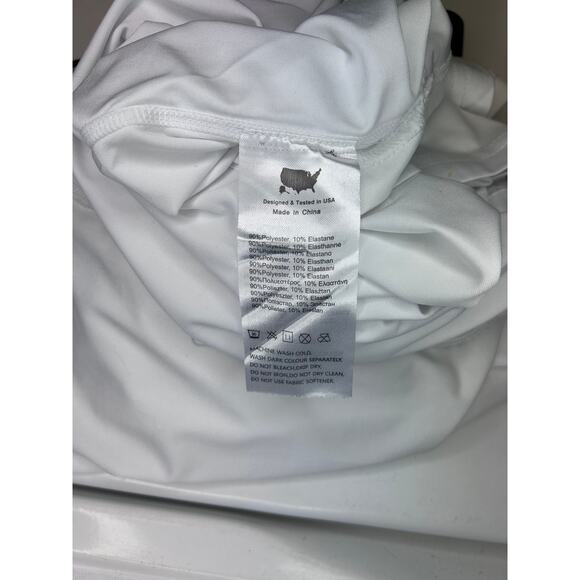 EZRUN Mens Big & Tall Sleeveless Performance Muscle Tank, White, size 5XLT - Picture 6 of 13